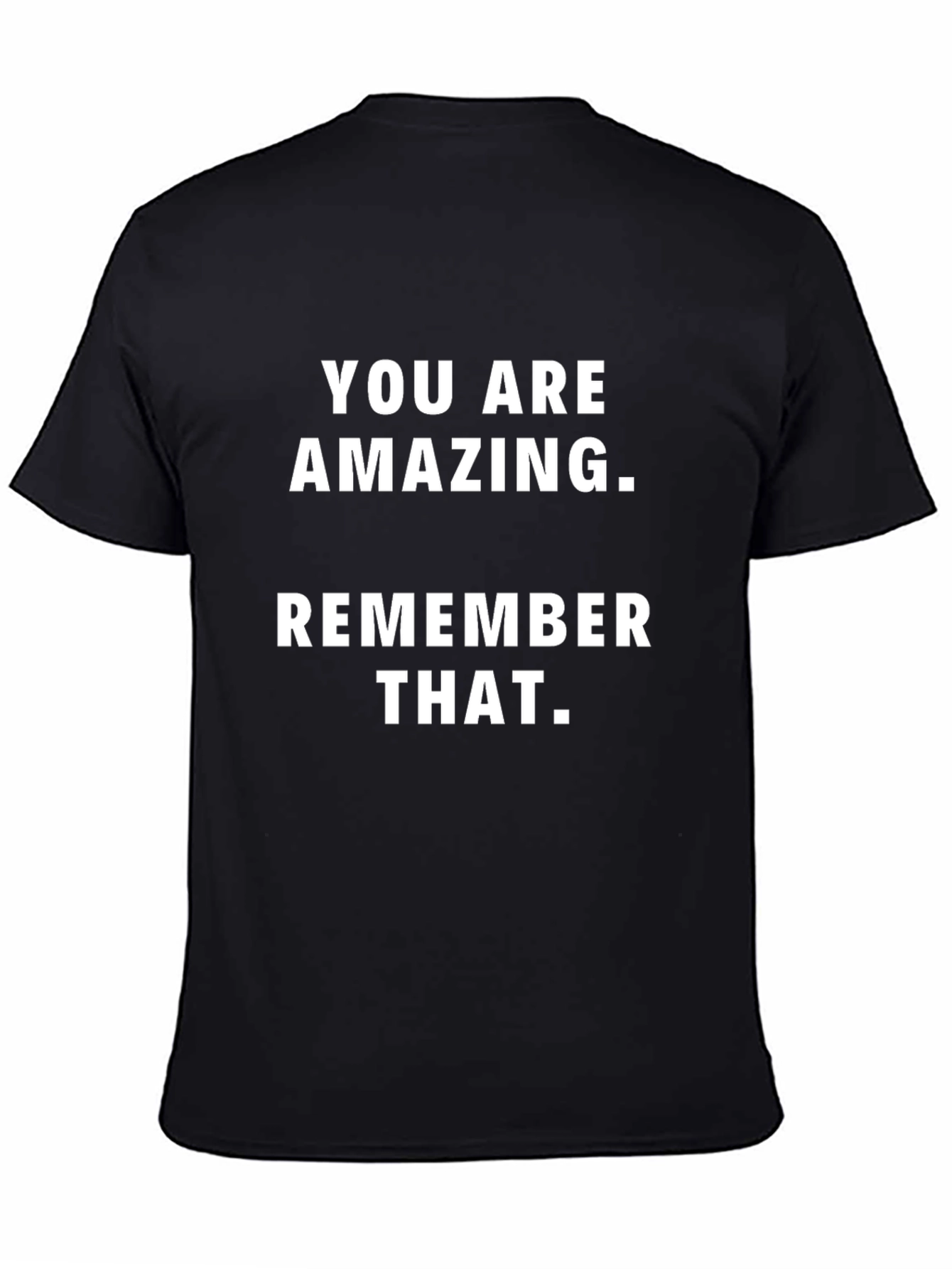 Amazing Reminder Graphic Tee - Black