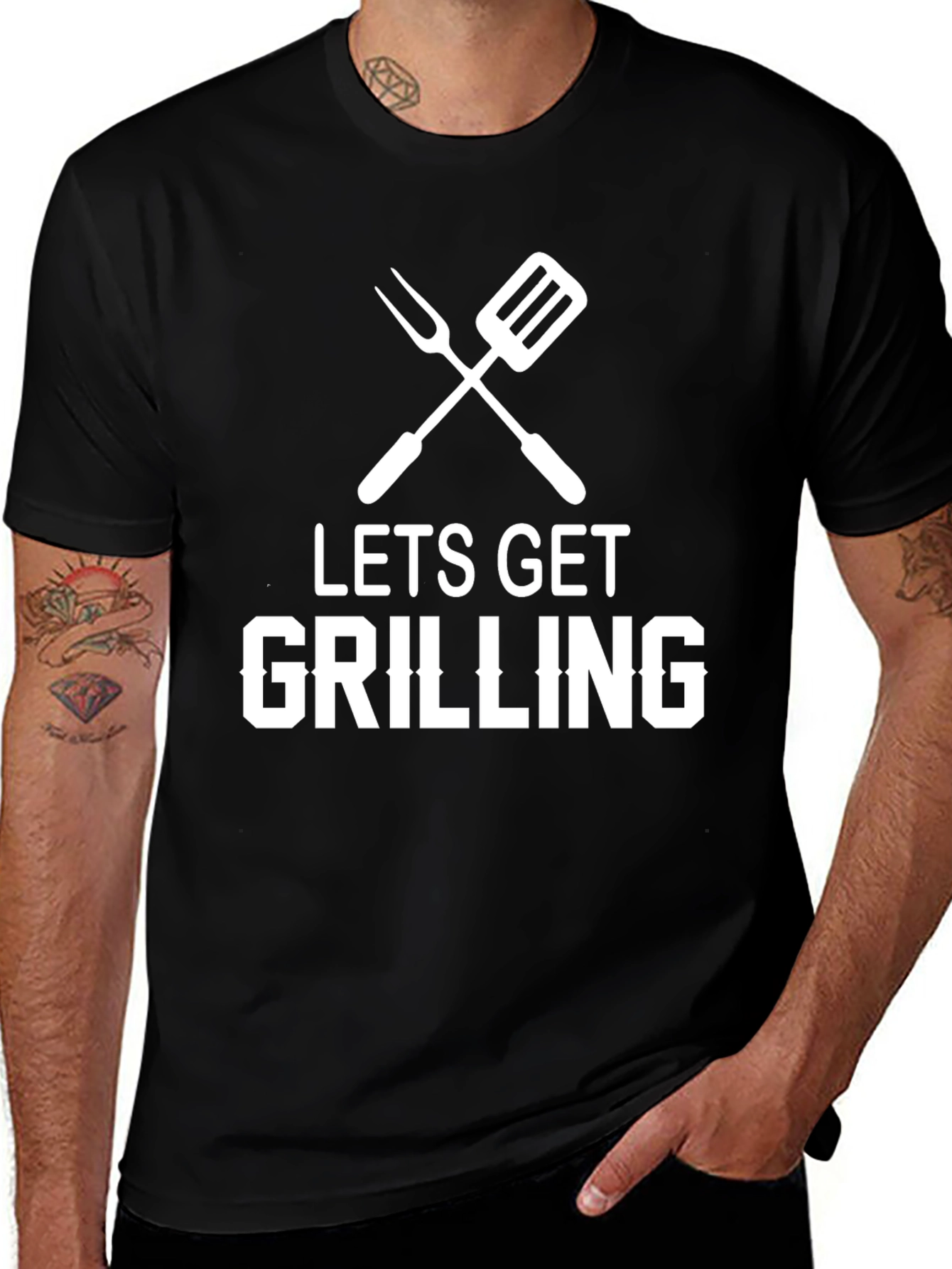 Lets Get Grilling T-Shirt - BBQ Ready!