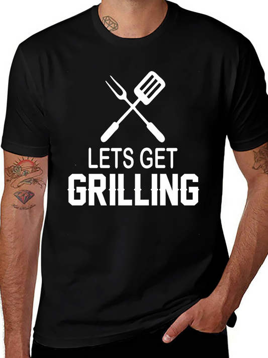 Lets Get Grilling T-Shirt - BBQ Ready!