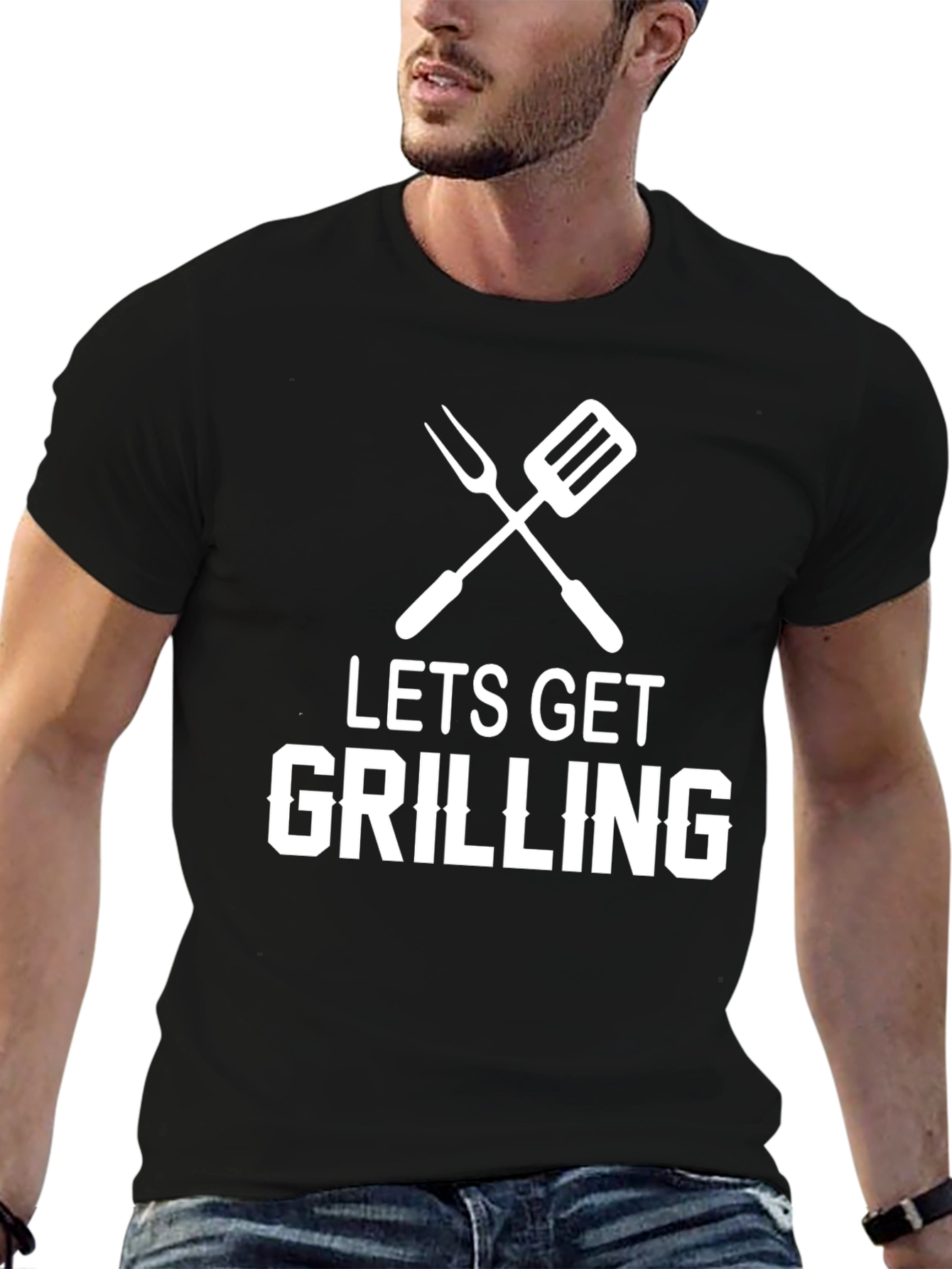 Lets Get Grilling T-Shirt - BBQ Ready!