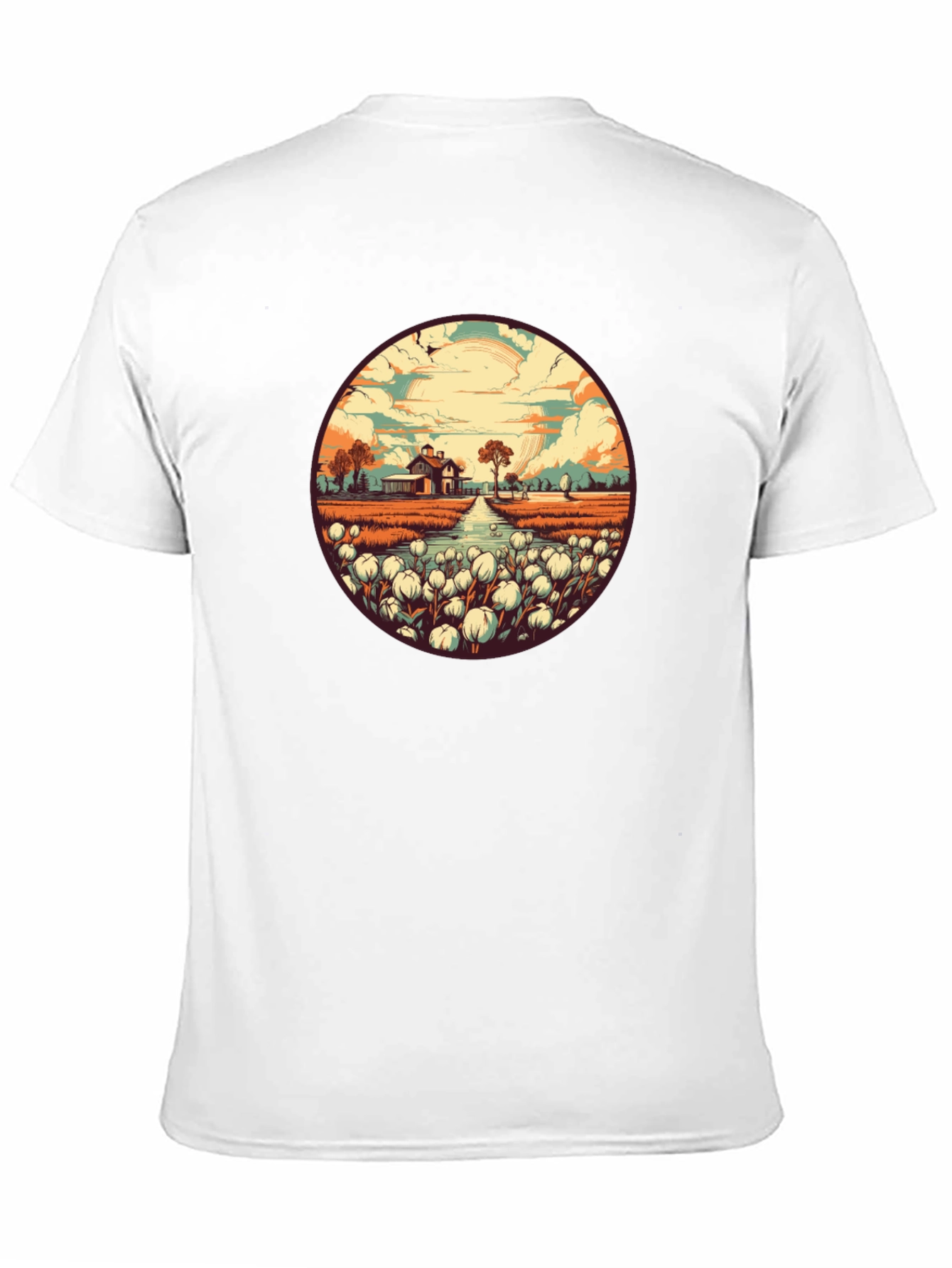 Cotton Field Graphic Tee - Stylish & Unique
