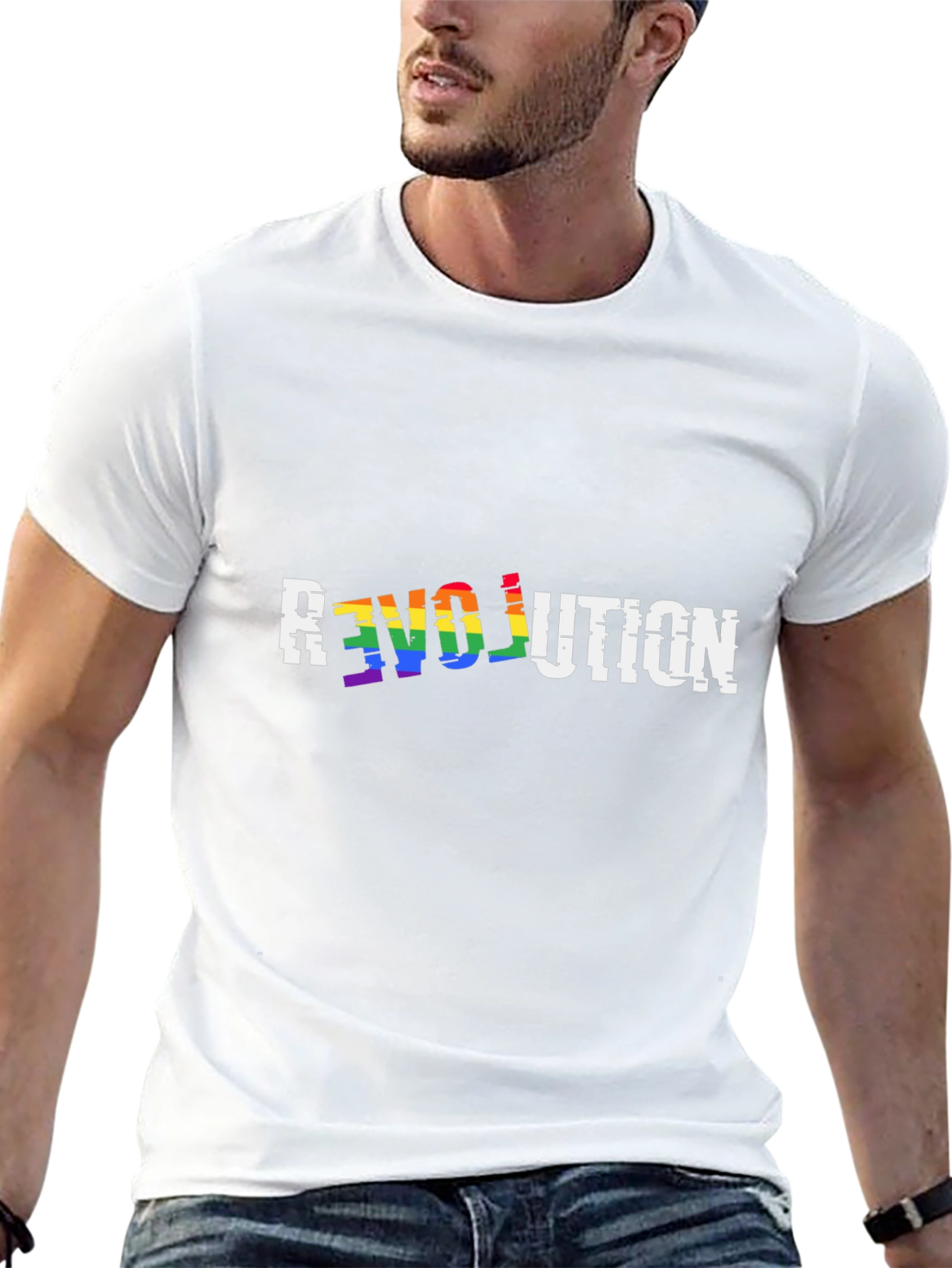 Revolution LGBT Pride Graphic Tee