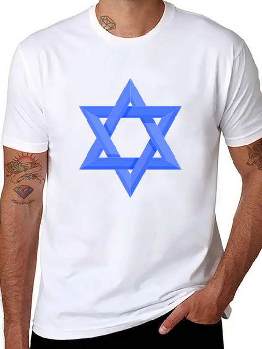 Star of David T-Shirt - Modern Geometric Design