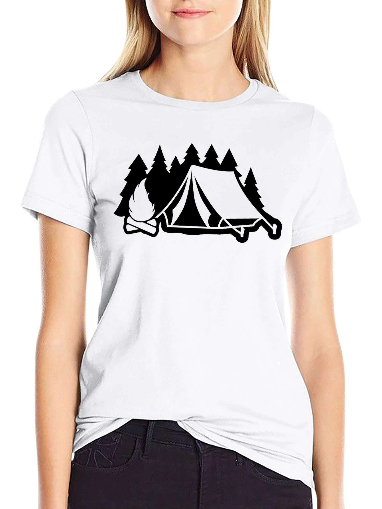 Camping Graphic Tee - Outdoors Adventure Shirt