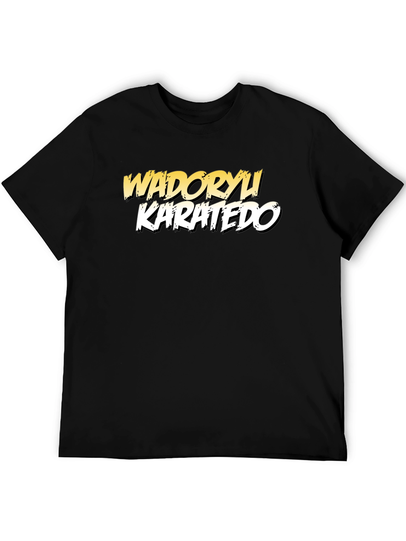 Wadoryu Karatedo Black T-Shirt Martial Arts