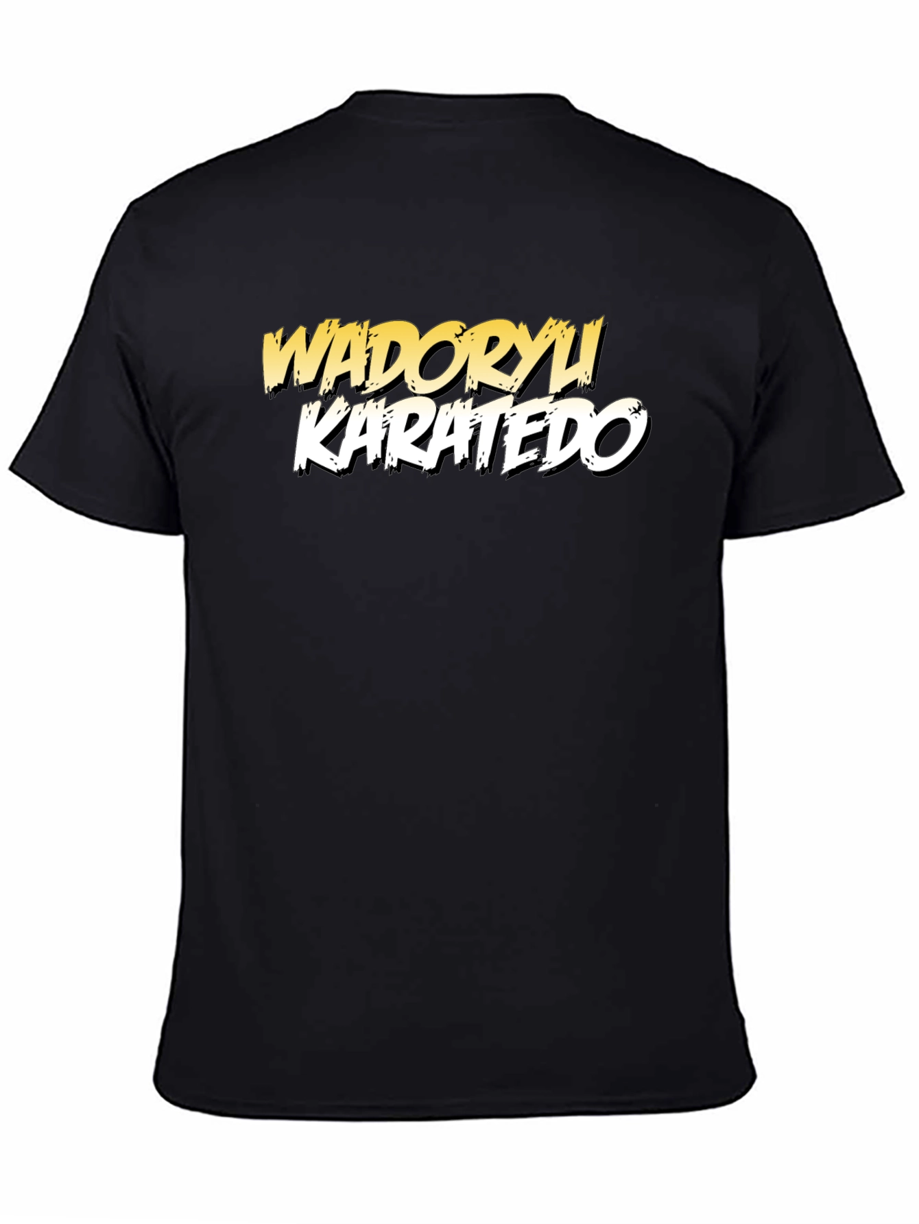 Wadoryu Karatedo Black T-Shirt Martial Arts