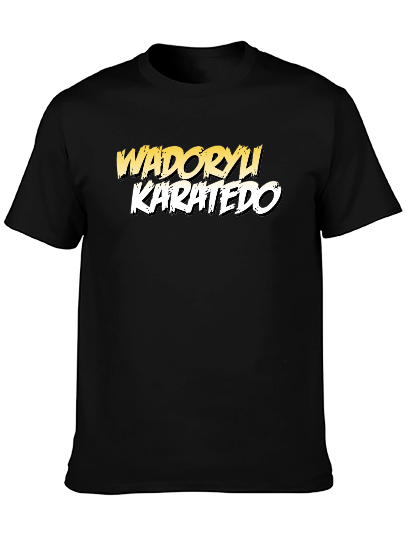 Wadoryu Karatedo Black T-Shirt Martial Arts