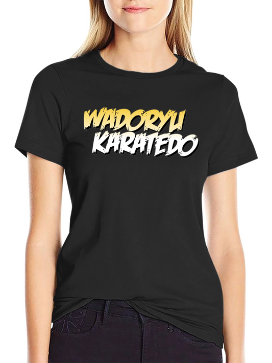 Wadoryu Karatedo Black T-Shirt Martial Arts