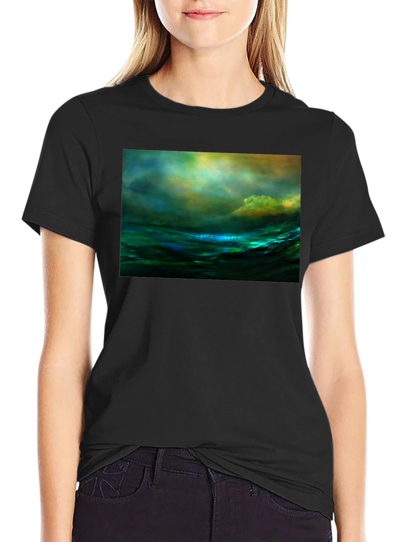 Ocean Wave Art T-Shirt