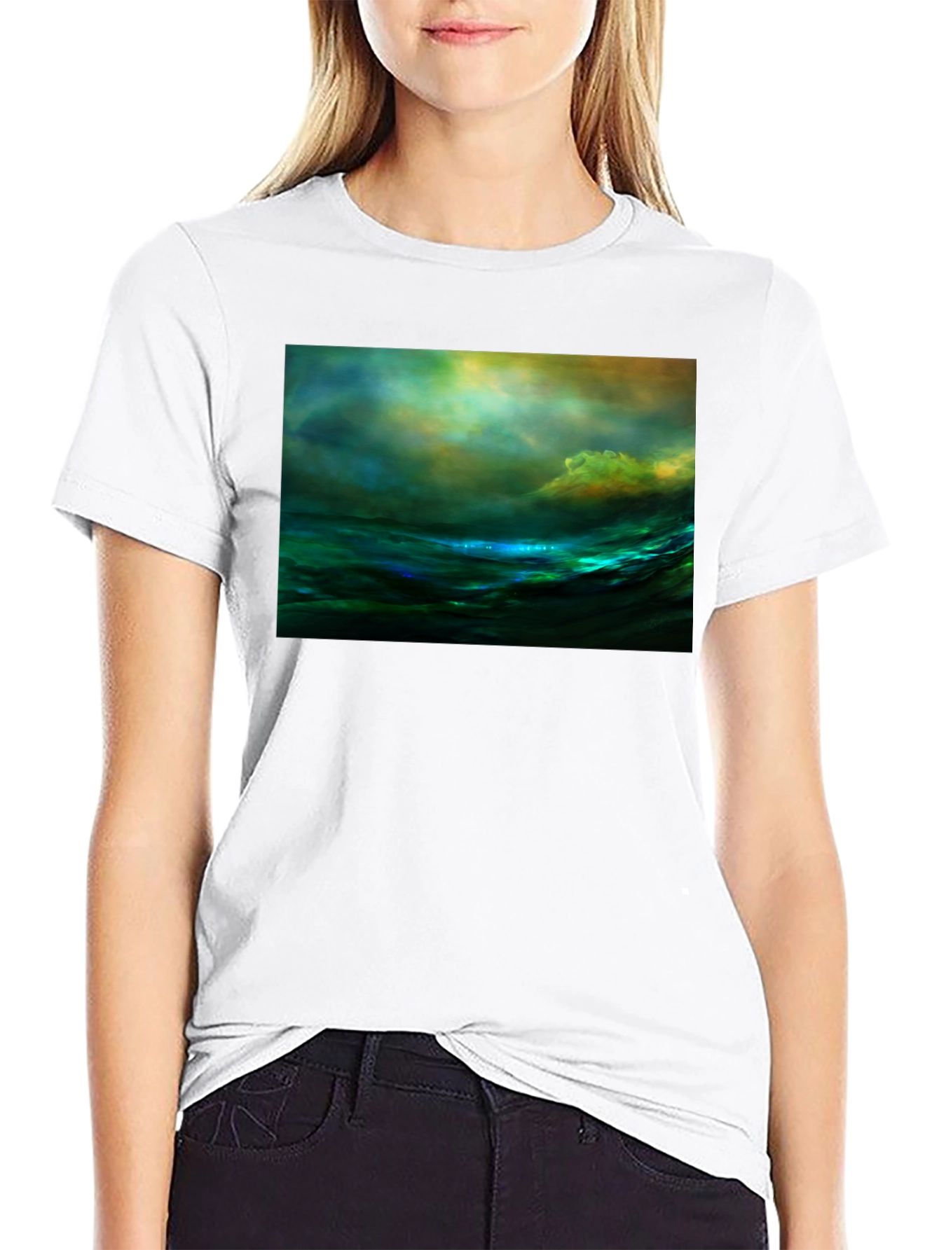 Ocean Wave Art T-Shirt