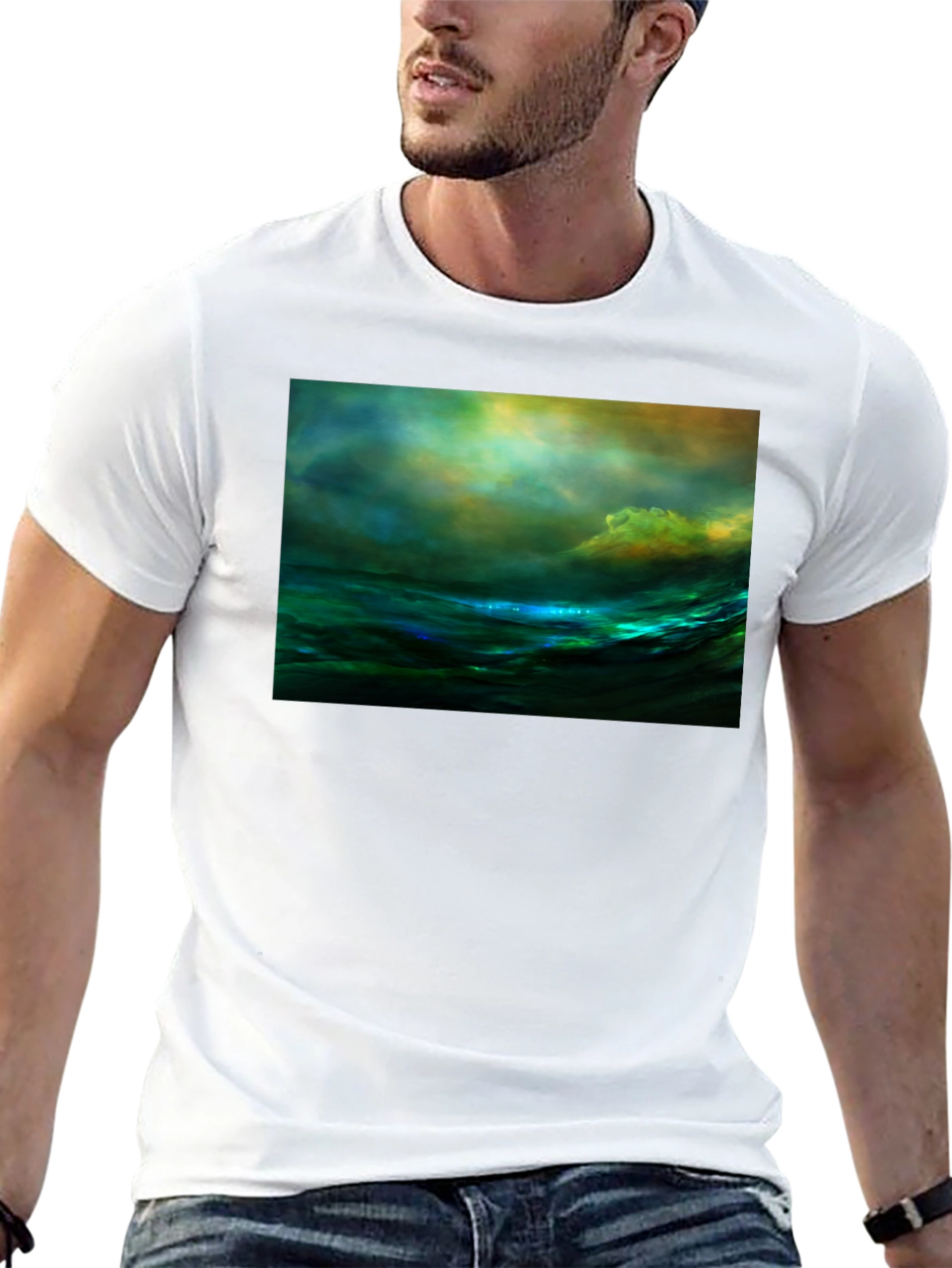 Ocean Wave Art T-Shirt