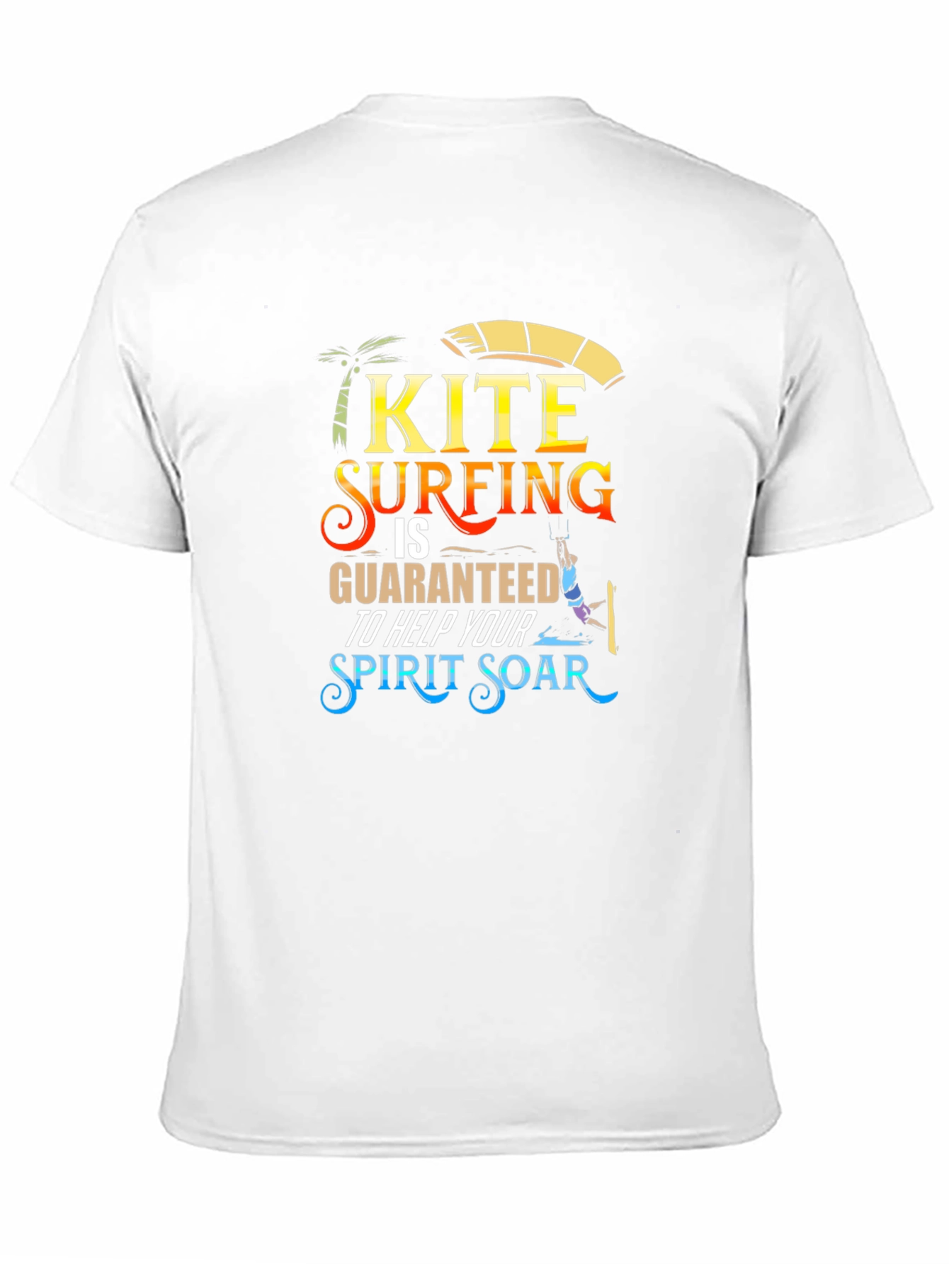 Kite Surfing Spirit Soar Graphic Tee
