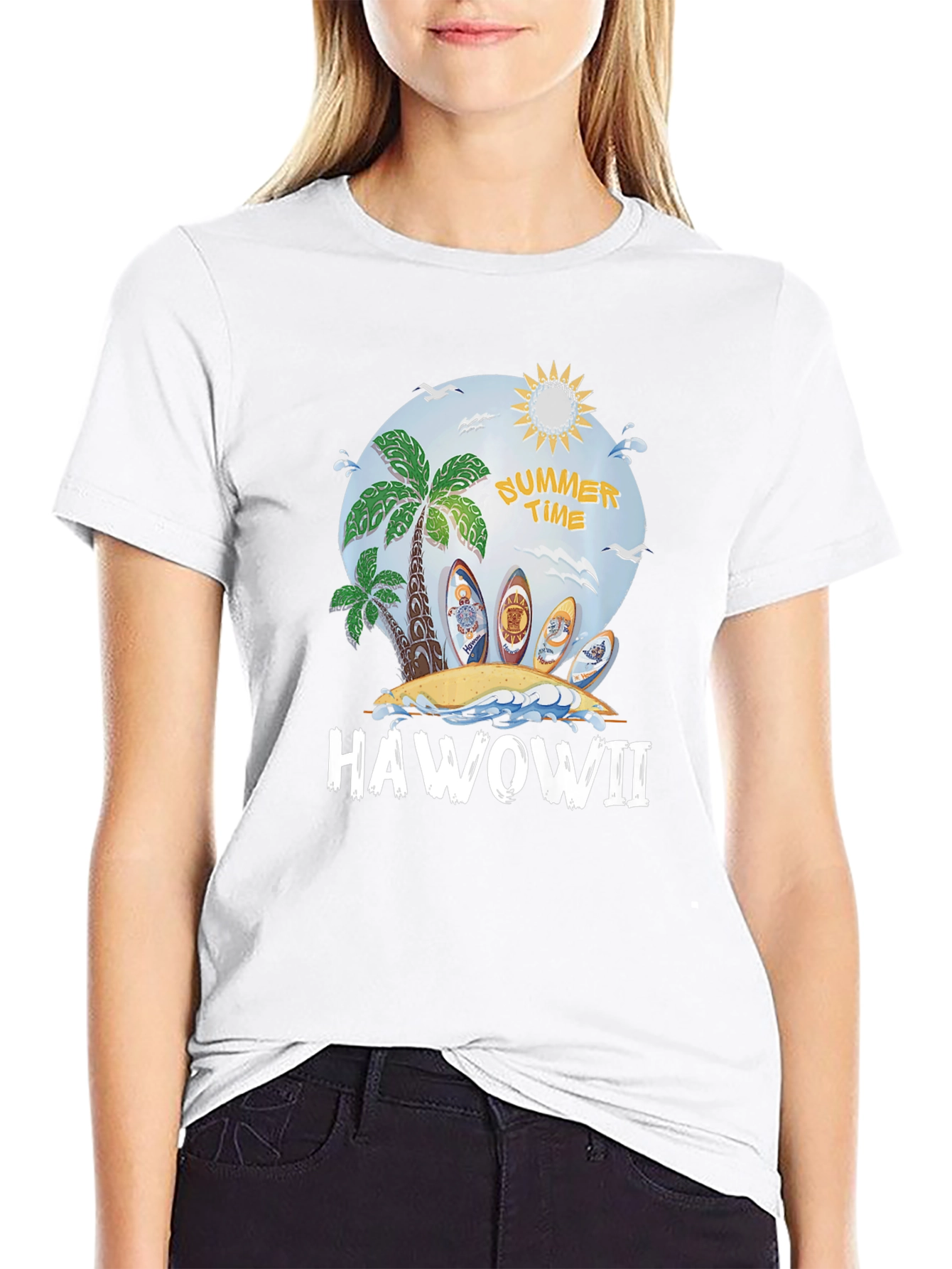 Hawowii Summer Time Tee