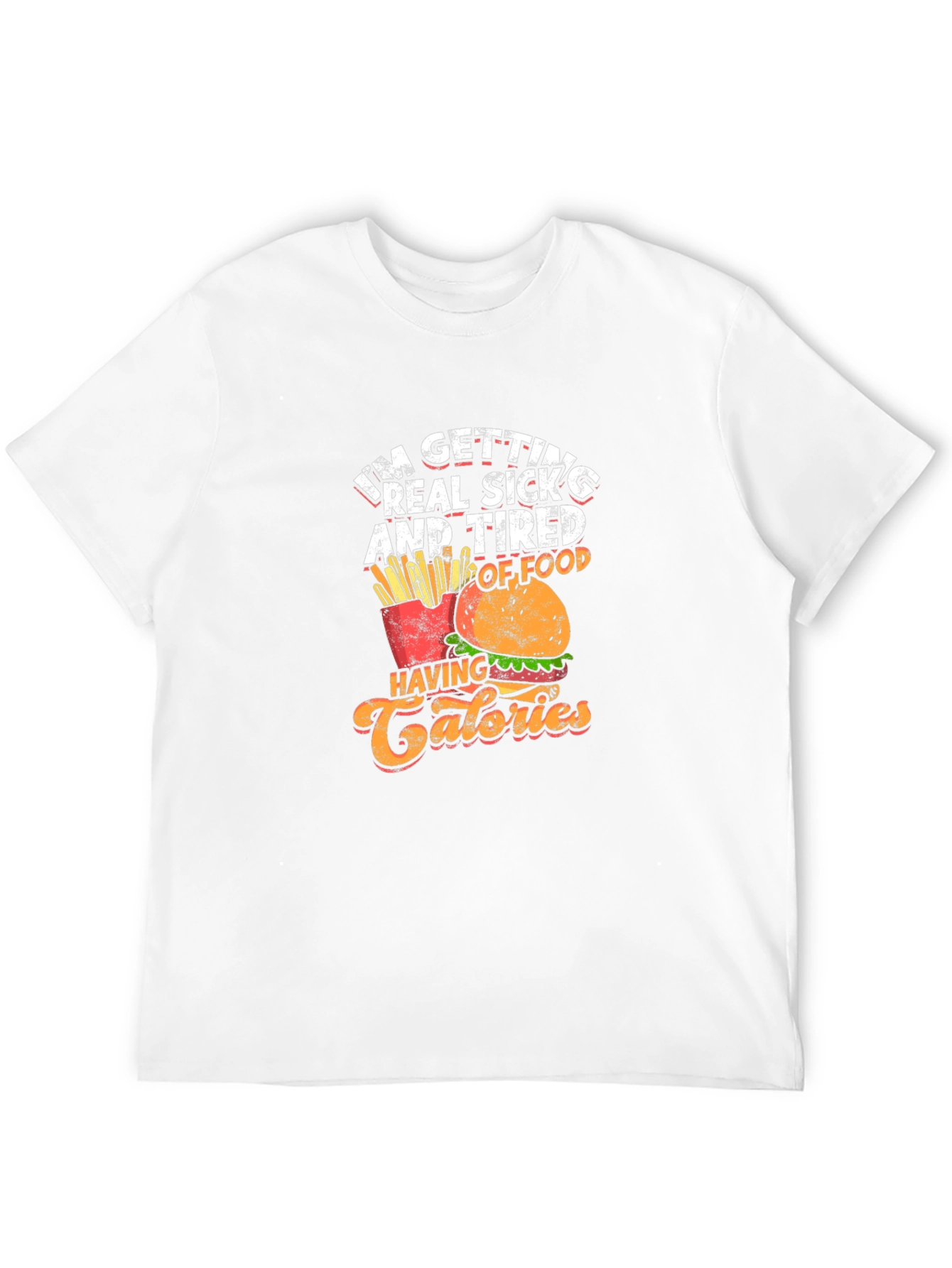 Funny Foodie T-Shirt - Calories Design