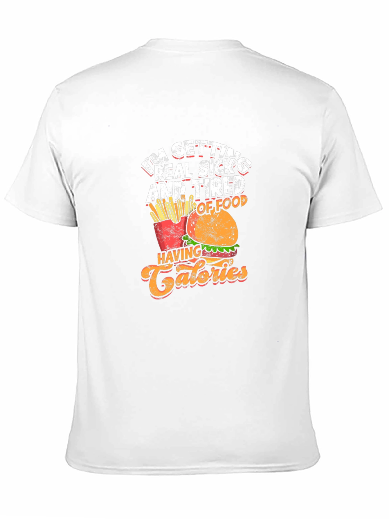 Funny Foodie T-Shirt - Calories Design