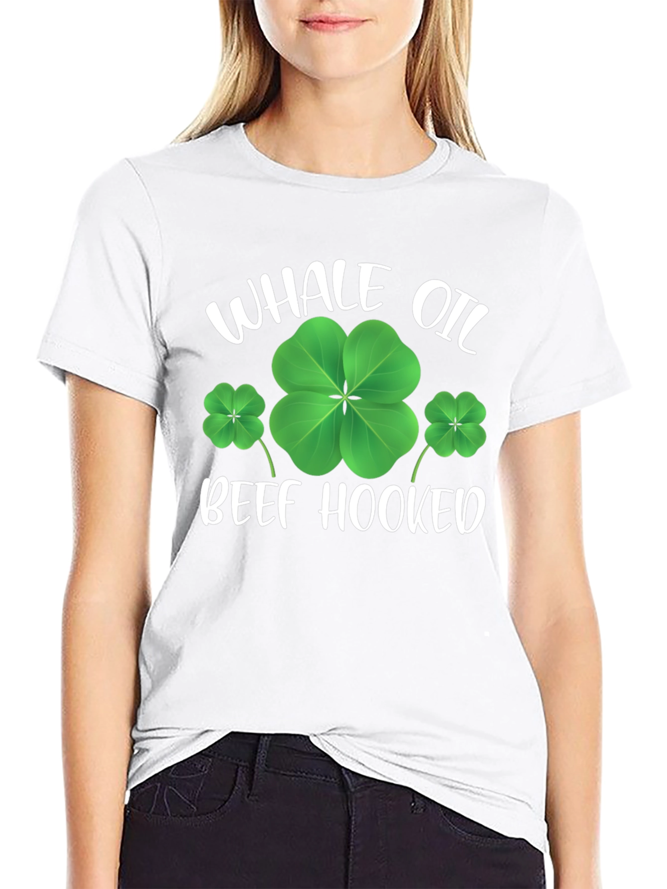 St. Patricks Day Whale Oil Beef Hooked T-Shirt