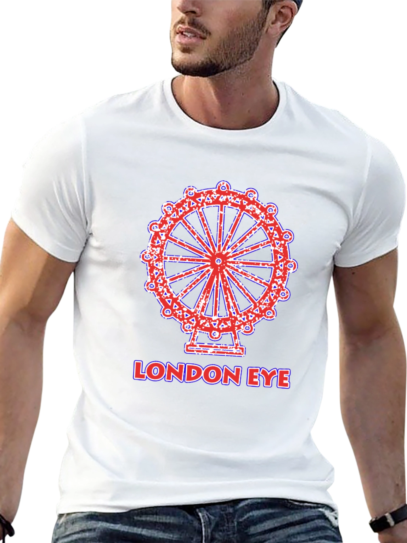 London Eye Graphic Tee - Black