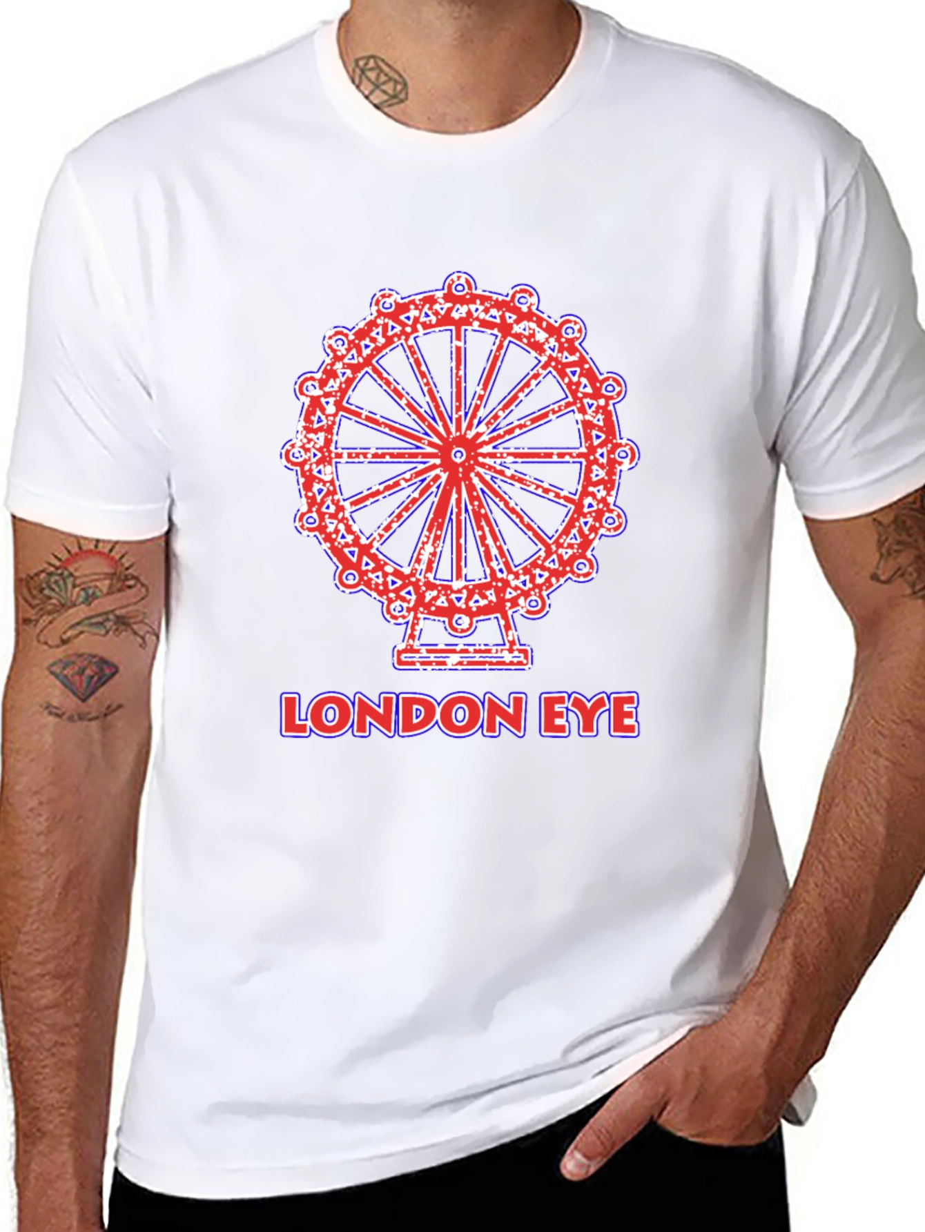 London Eye Graphic Tee - Black