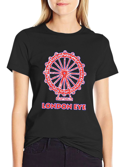 London Eye Graphic Tee - Black