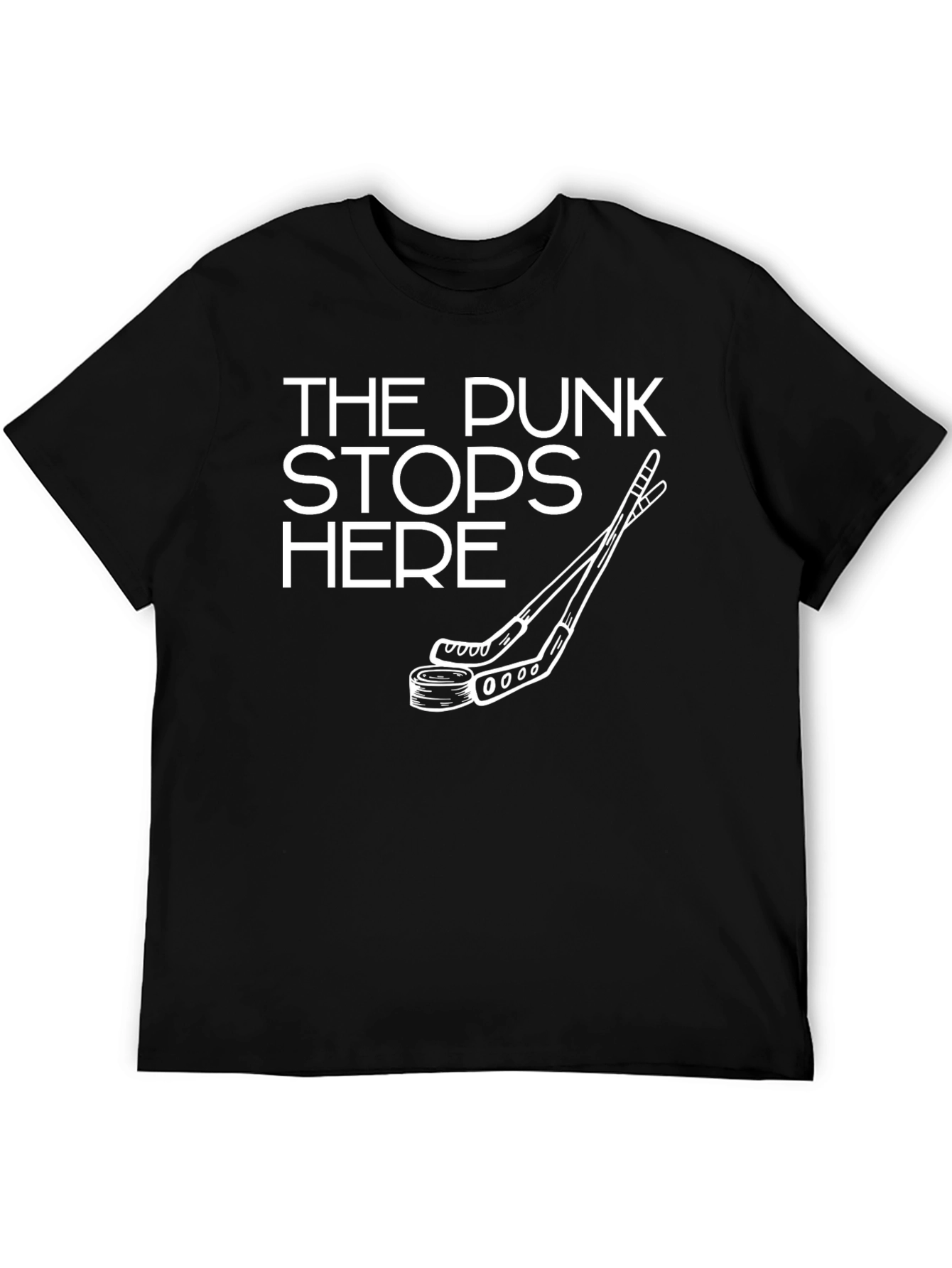 The PUNK Stops Here Hockey T-Shirt
