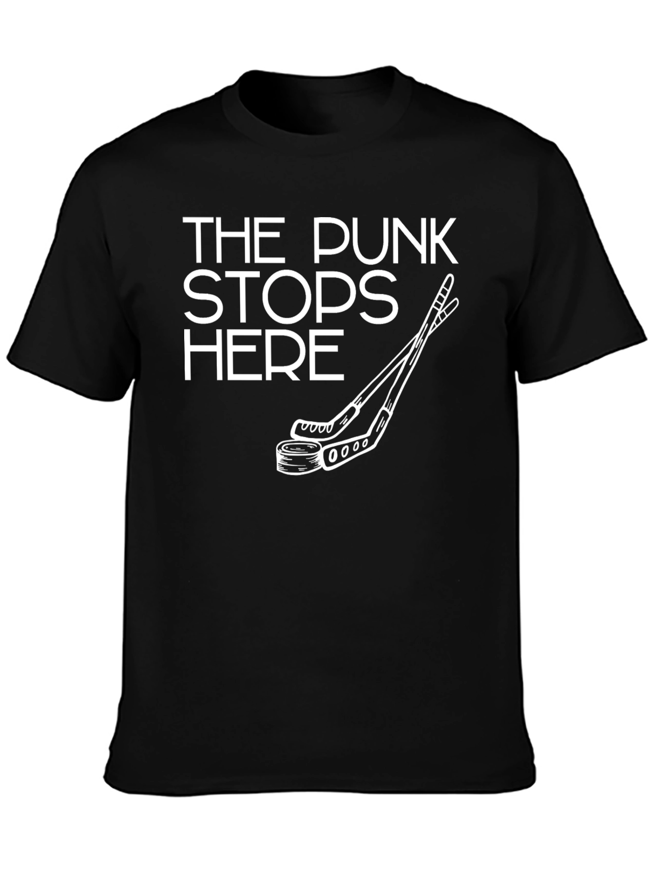 The PUNK Stops Here Hockey T-Shirt