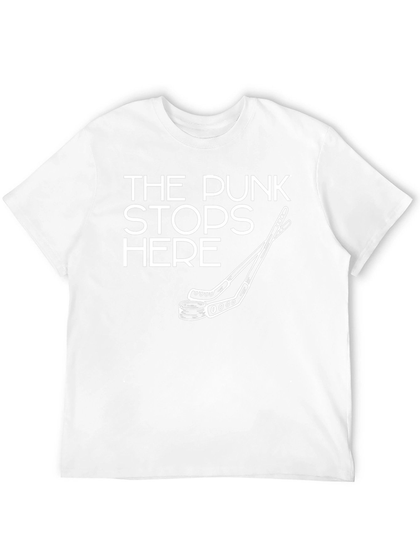 The PUNK Stops Here Hockey T-Shirt