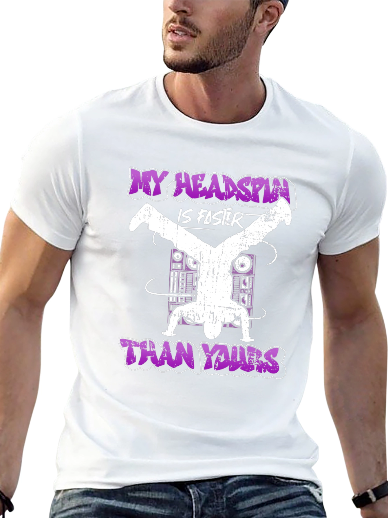 Headspin Faster T-Shirt - Breakdancing Tee