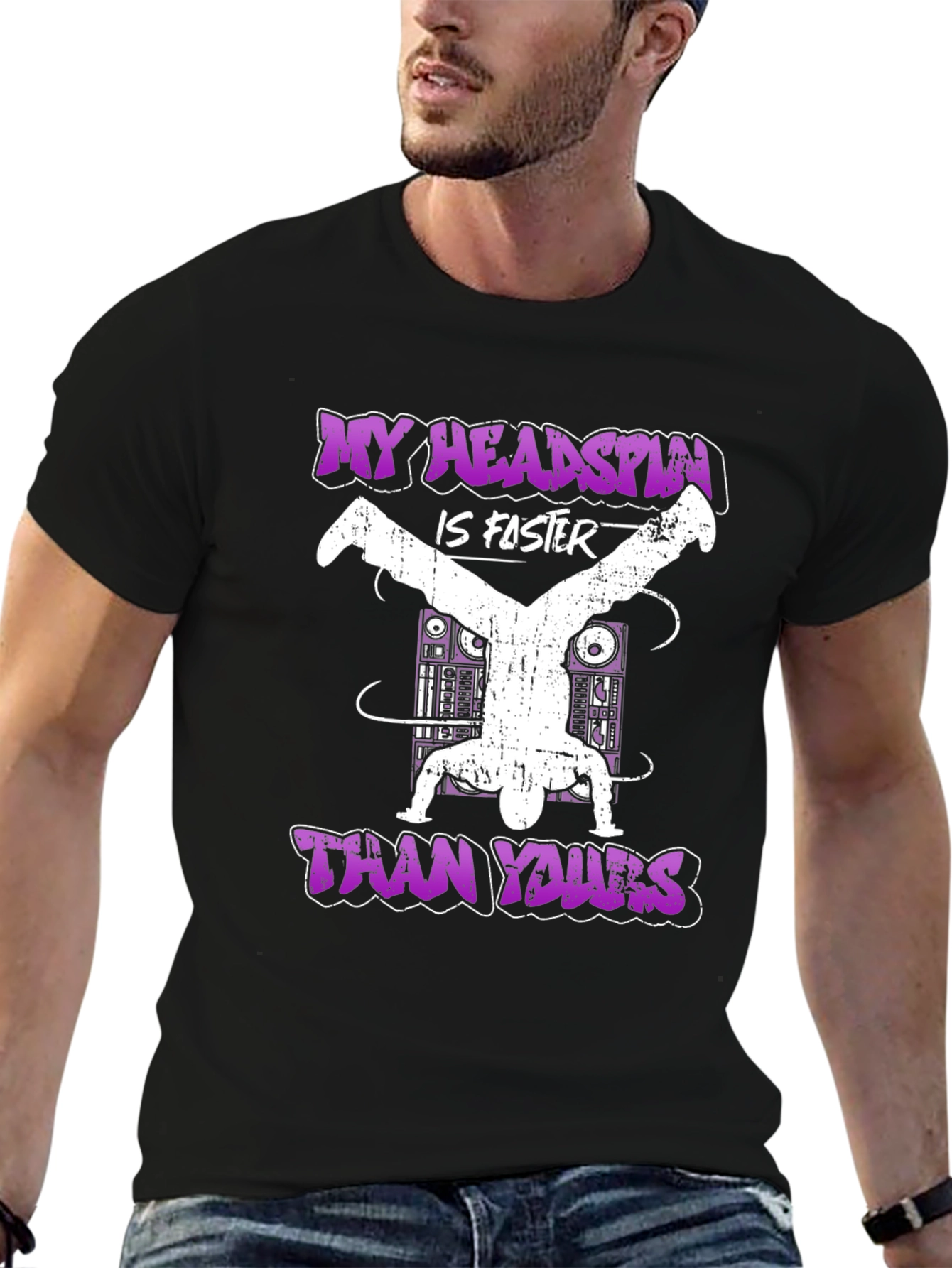 Headspin Faster T-Shirt - Breakdancing Tee