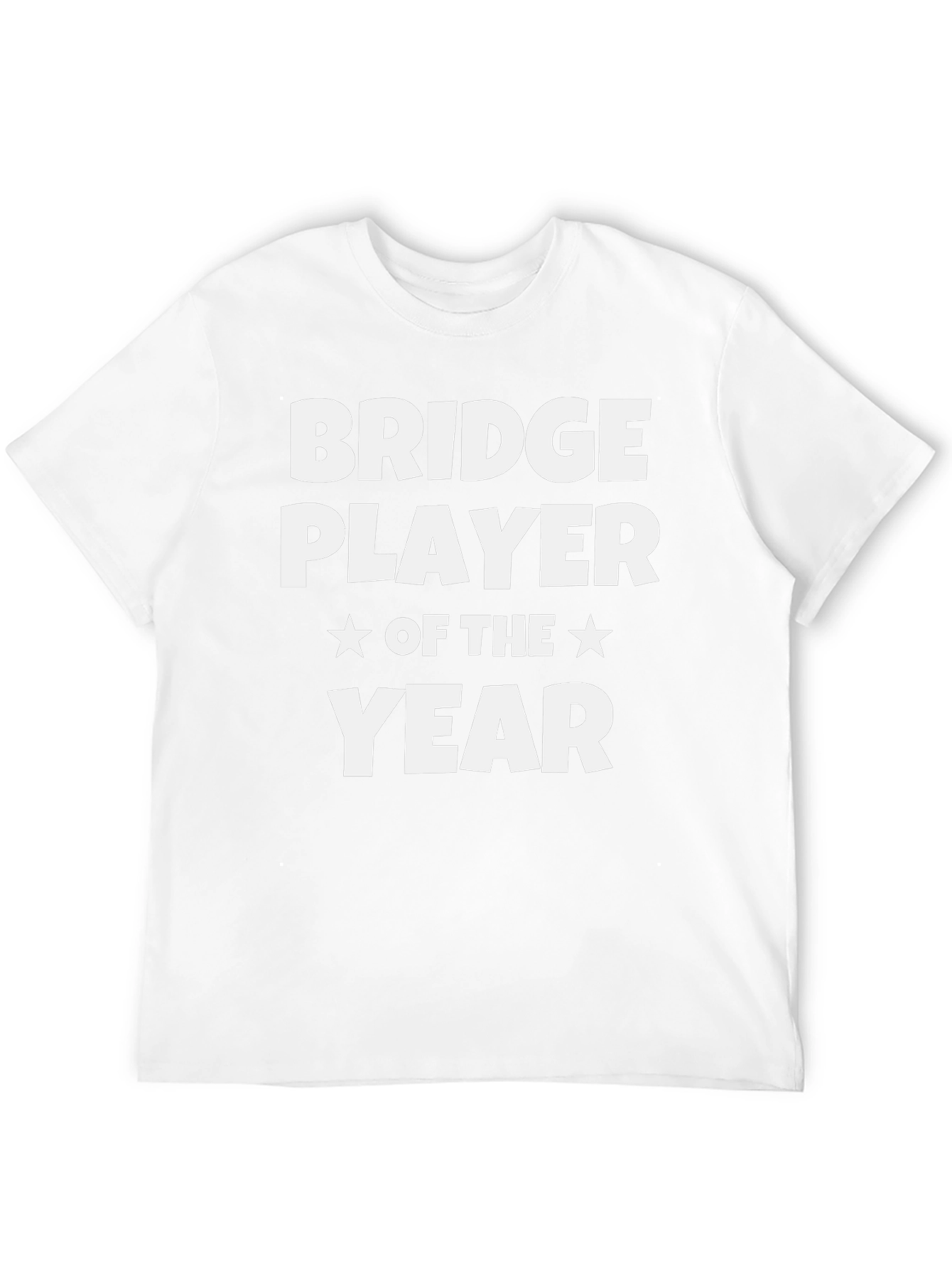 Bridge Player of The Year T-Shirt - Black