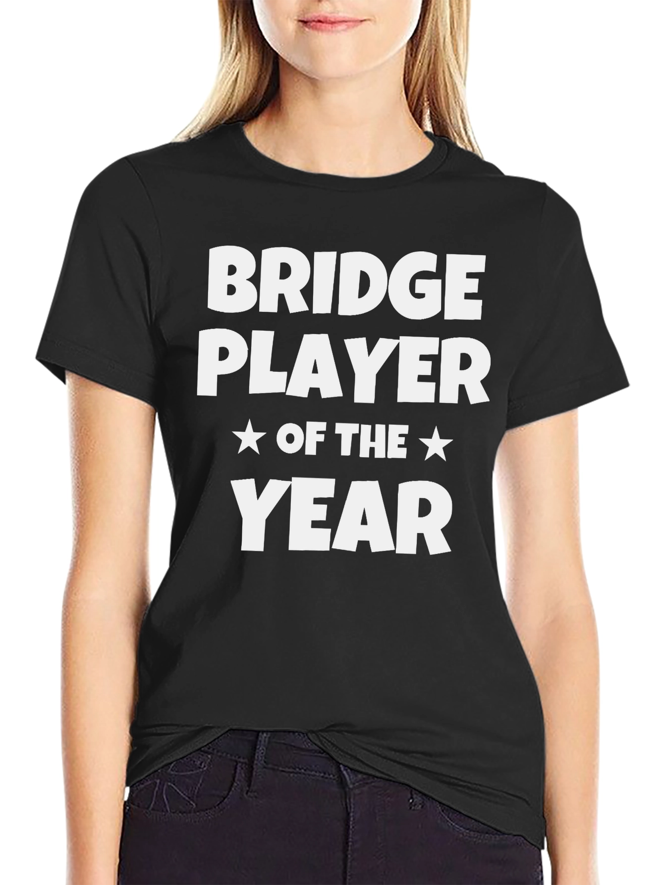 Bridge Player of The Year T-Shirt - Black