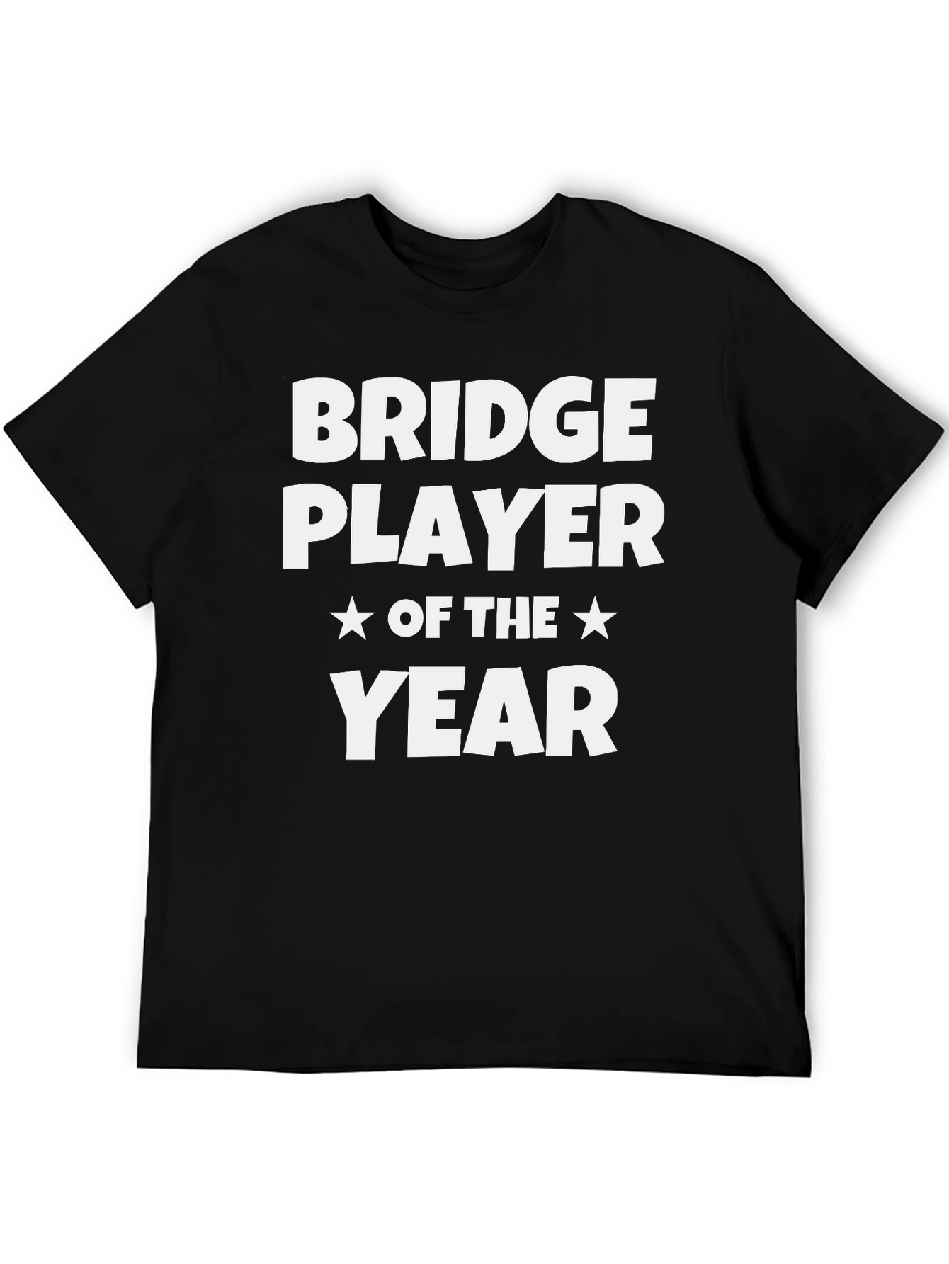 Bridge Player of The Year T-Shirt - Black
