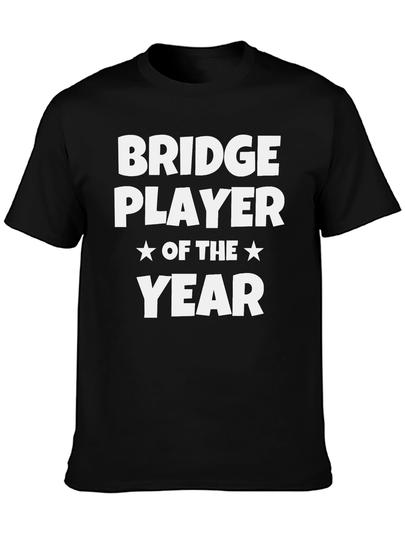 Bridge Player of The Year T-Shirt - Black