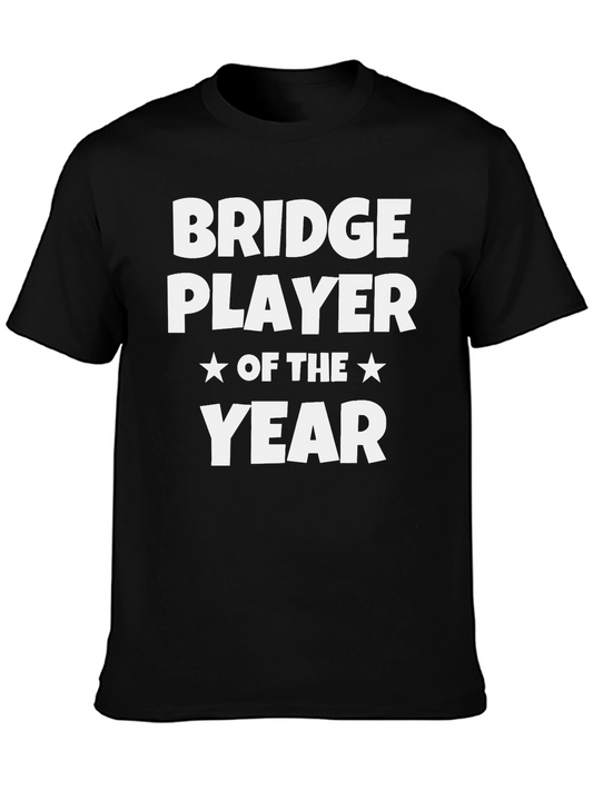 Bridge Player of The Year T-Shirt - Black