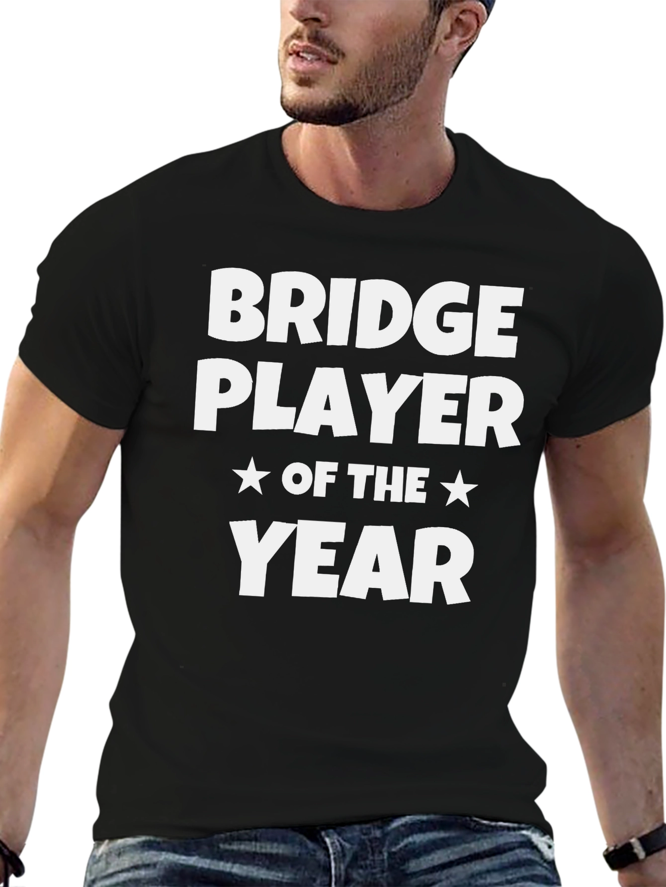 Bridge Player of The Year T-Shirt - Black