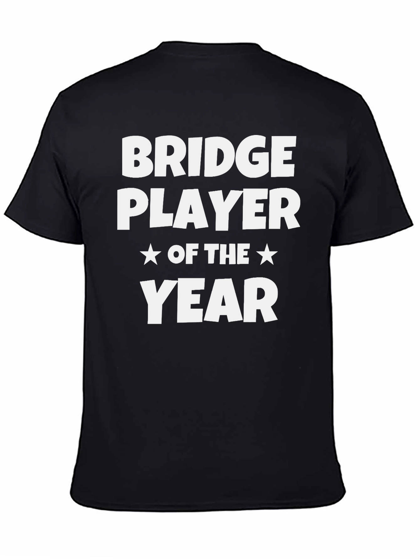 Bridge Player of The Year T-Shirt - Black
