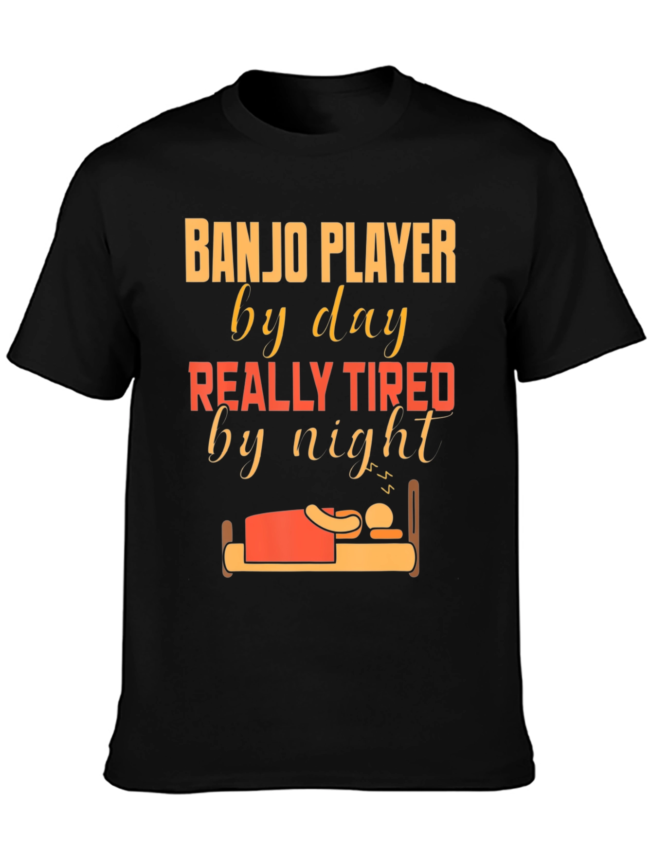 Banjo Player Tired T-Shirt