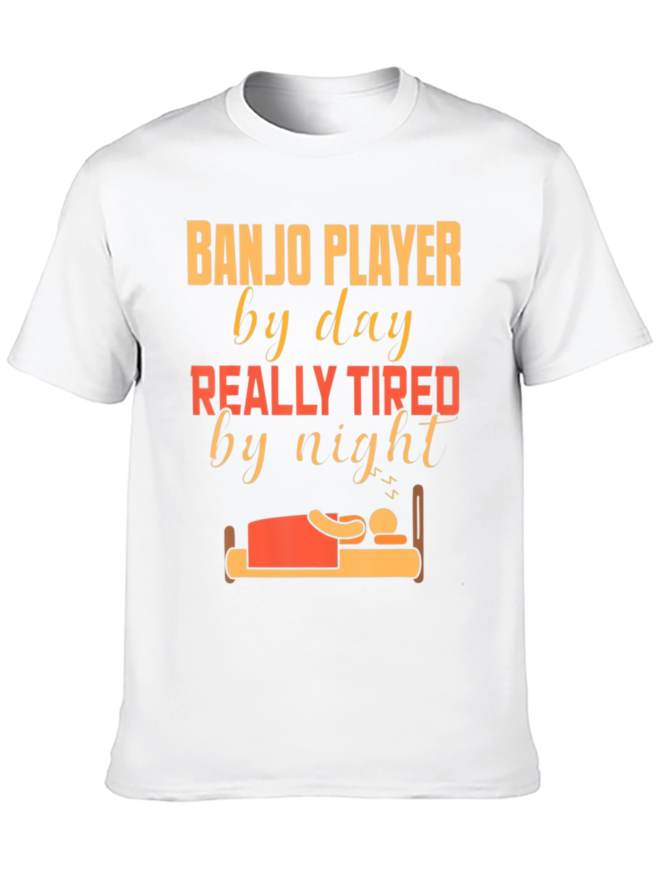 Banjo Player Tired T-Shirt
