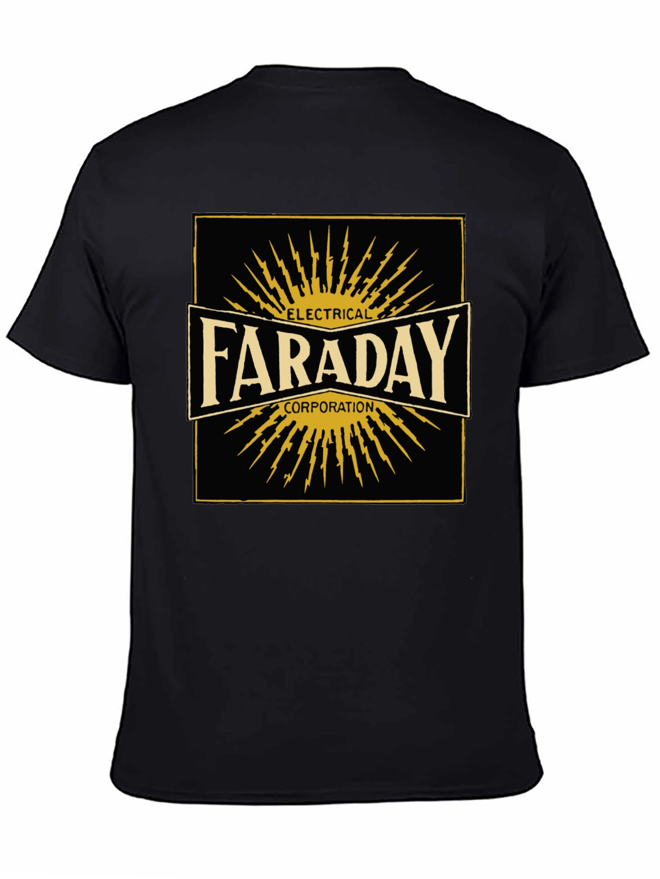 Faraday Electrical Corp. Black T-Shirt