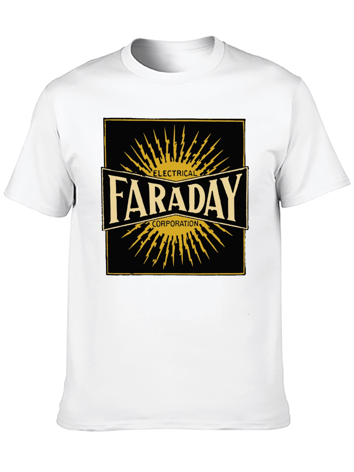 Faraday Electrical Corp. Black T-Shirt