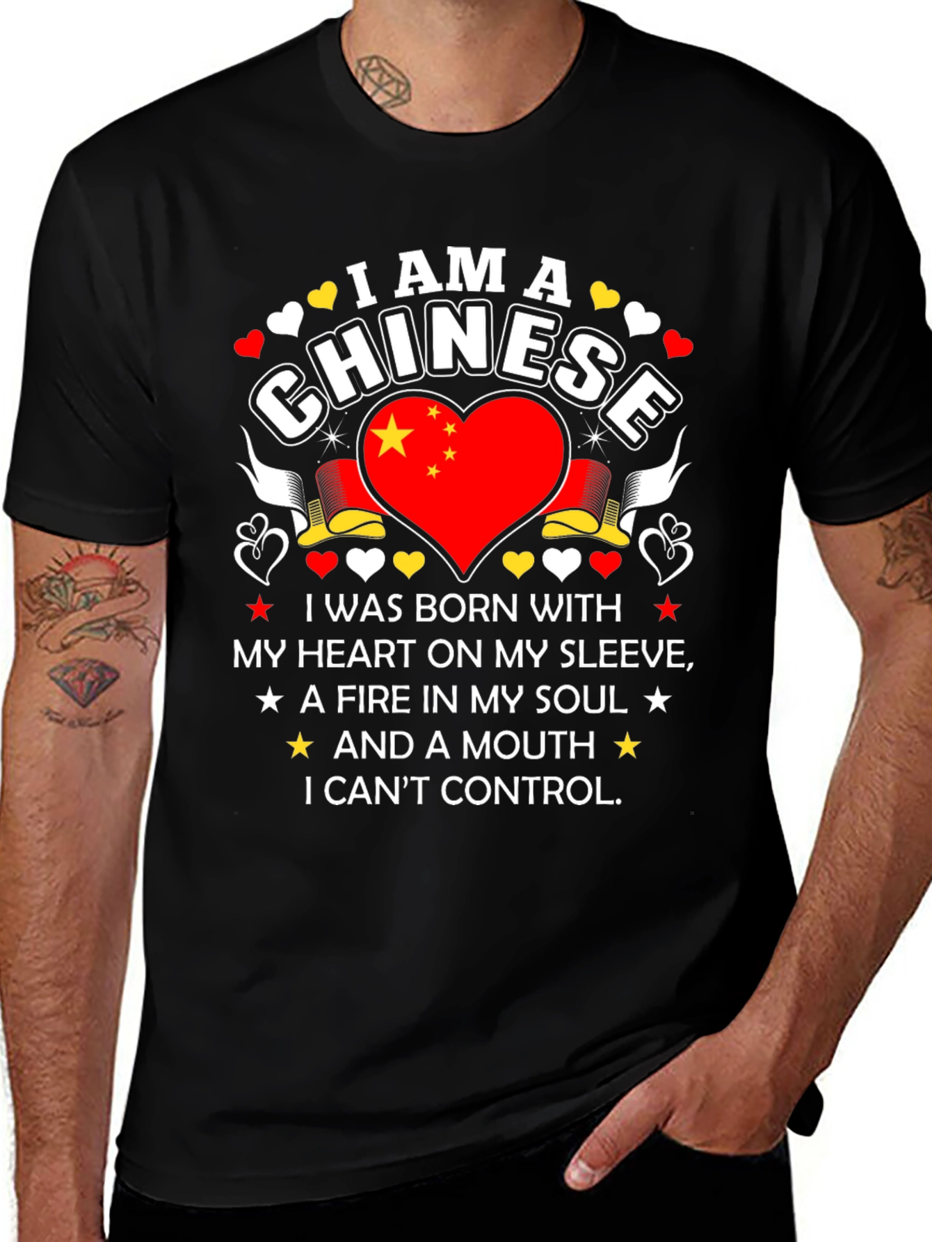 I Am Chinese T-Shirt - Heart & Soul Design