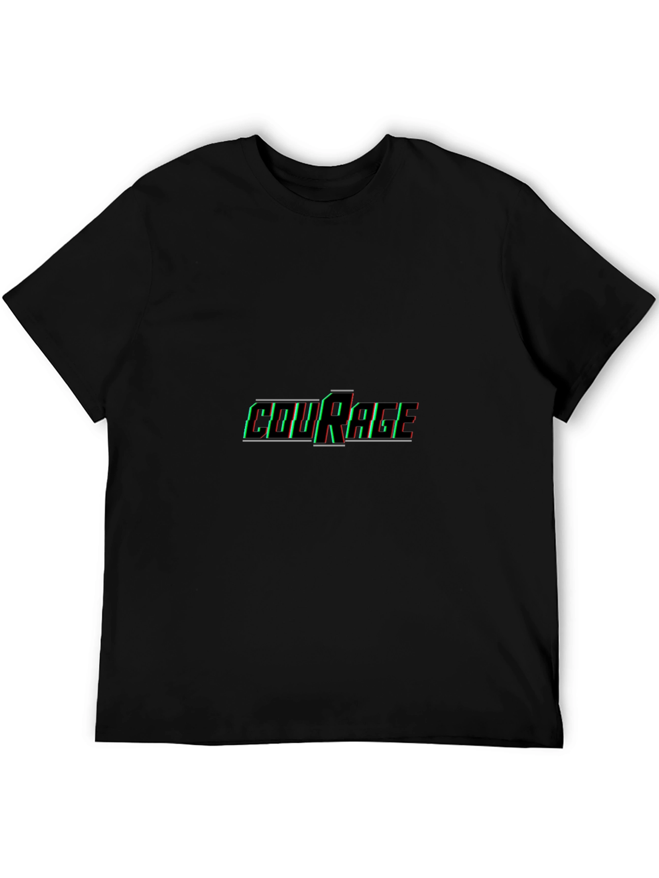 Courage Black T-Shirt