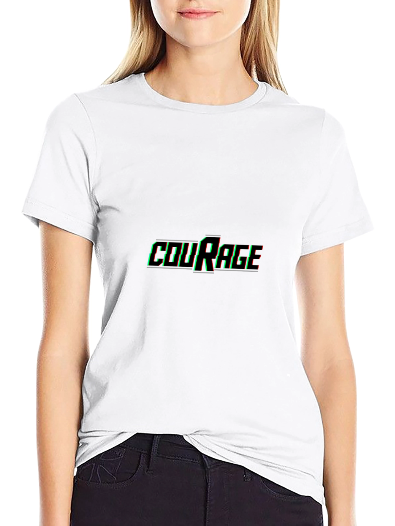 Courage Black T-Shirt
