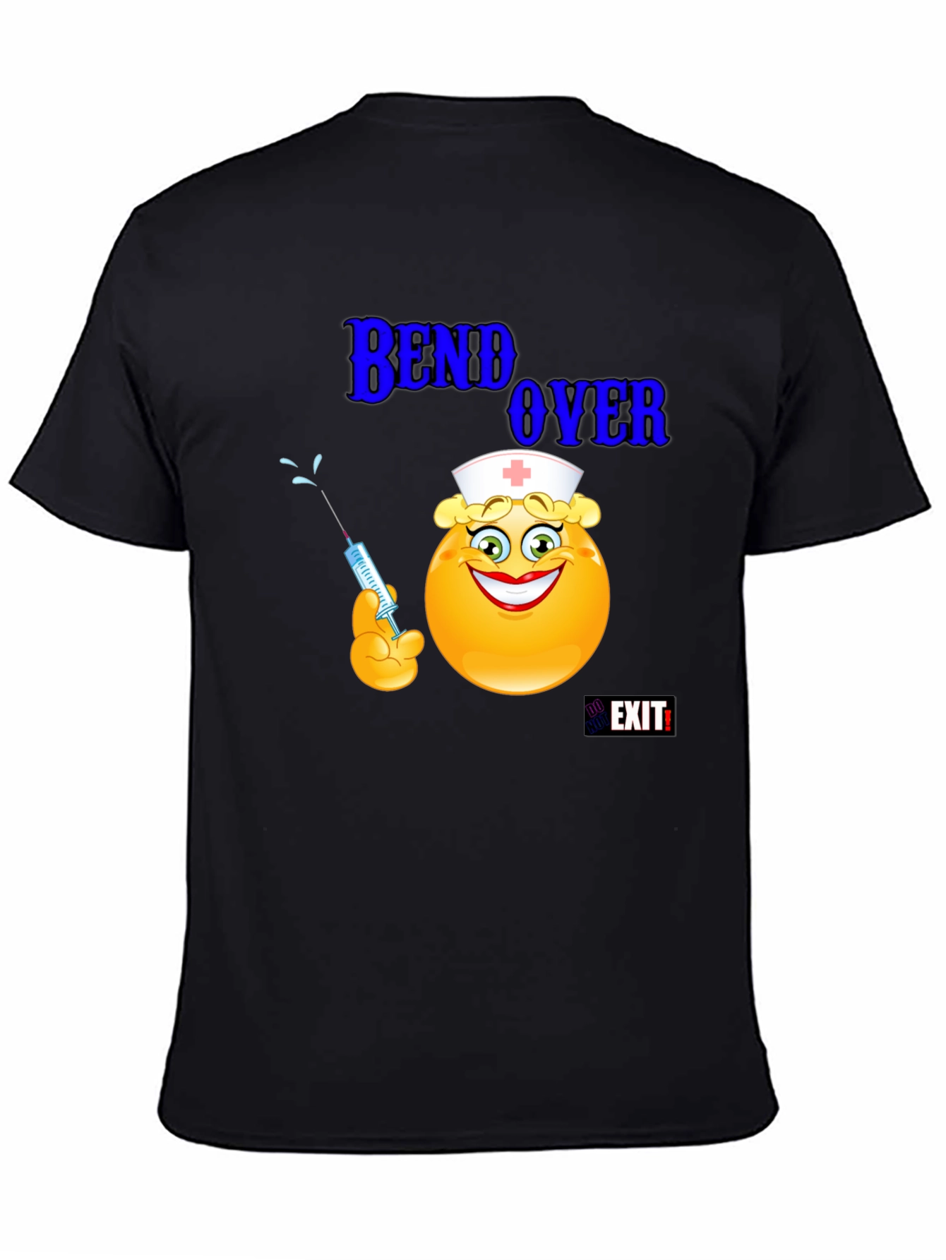 Nurse Emoji Graphic T-Shirt - Bend Over