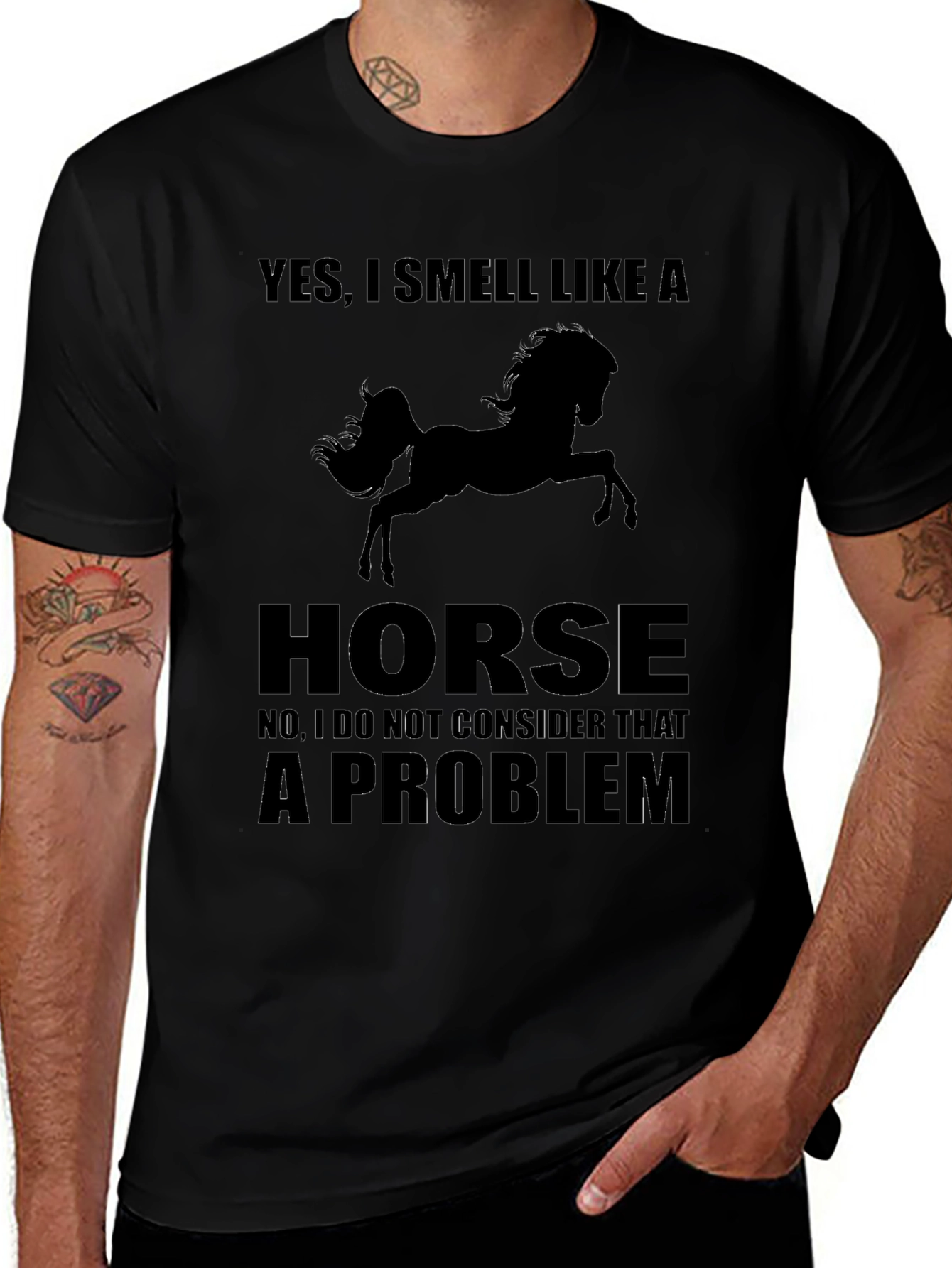 Yes I Smell Like A Horse Funny T-Shirt