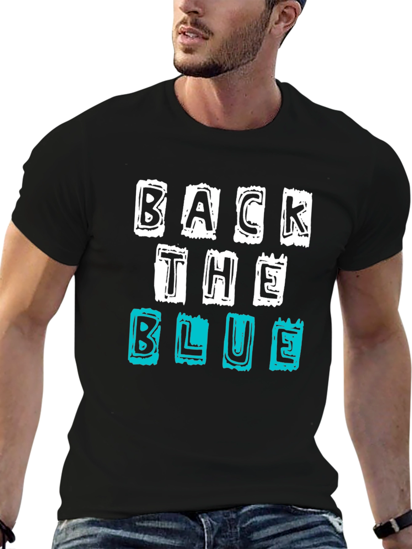 Back The Blue Graphic T-Shirt