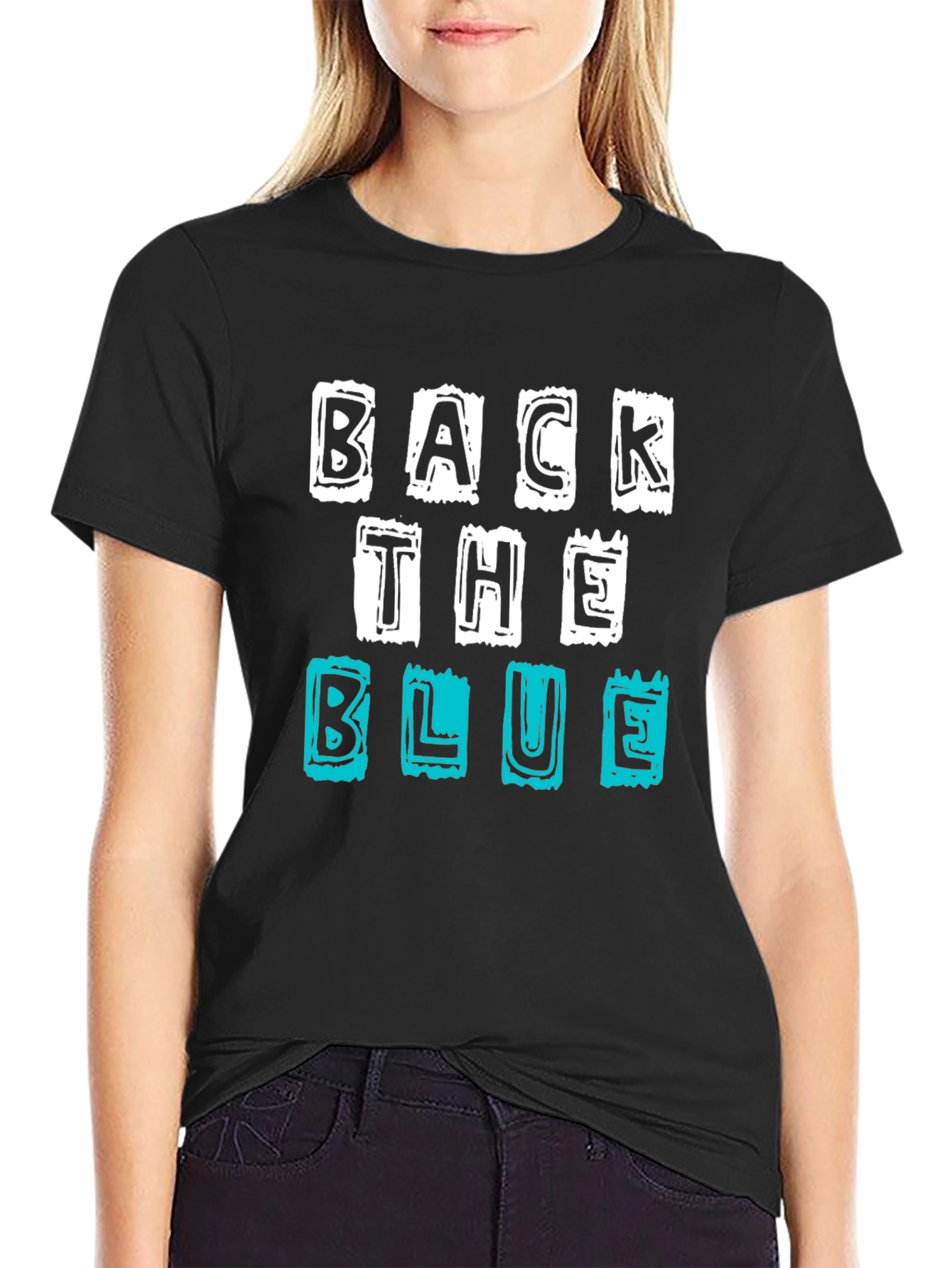 Back The Blue Graphic T-Shirt
