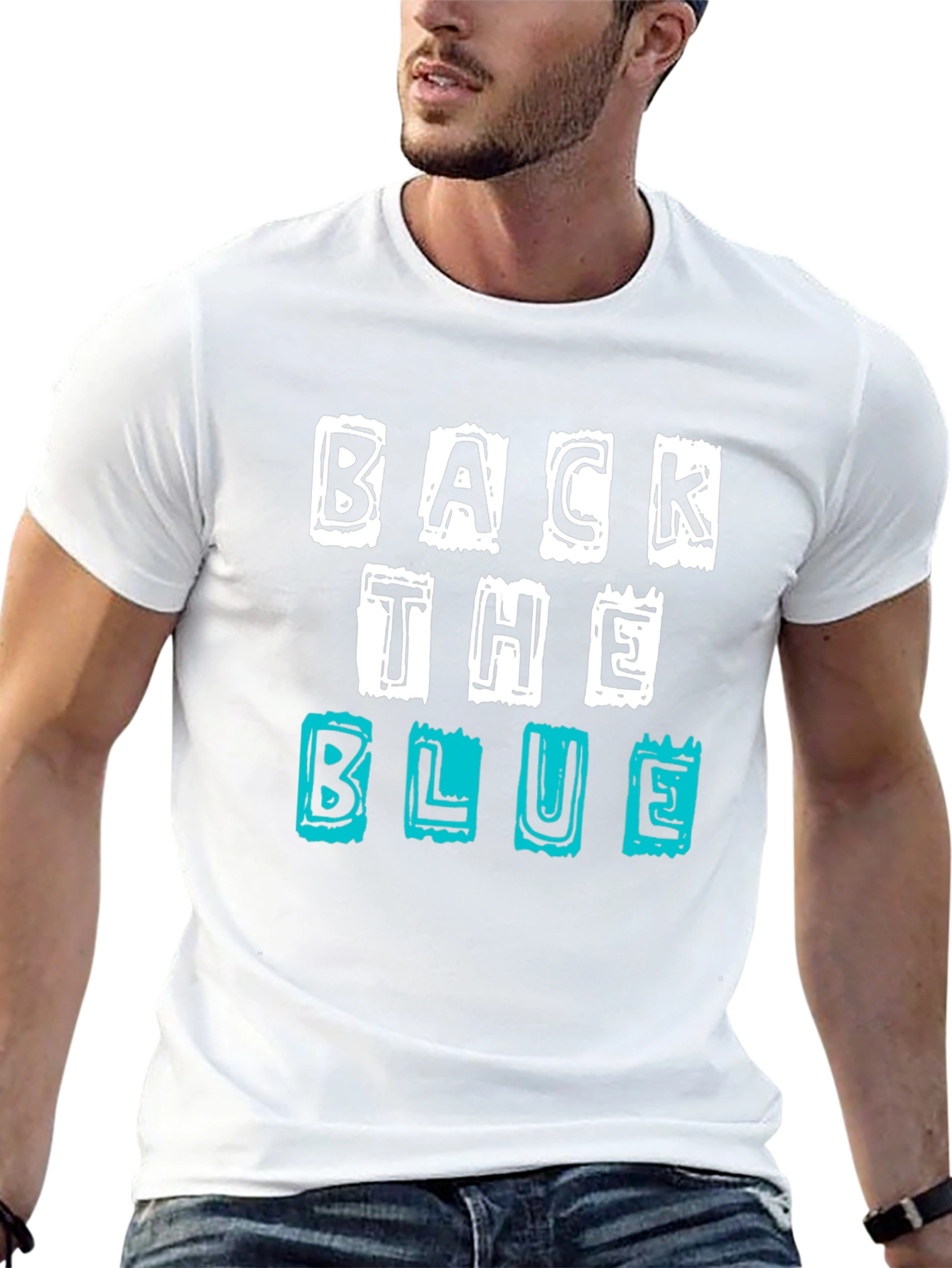 Back The Blue Graphic T-Shirt