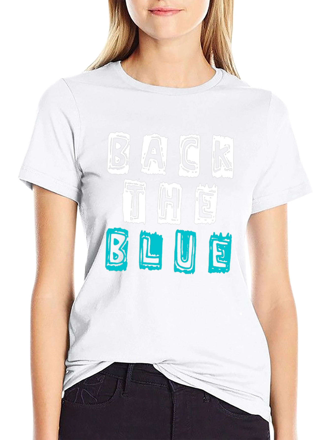 Back The Blue Graphic T-Shirt