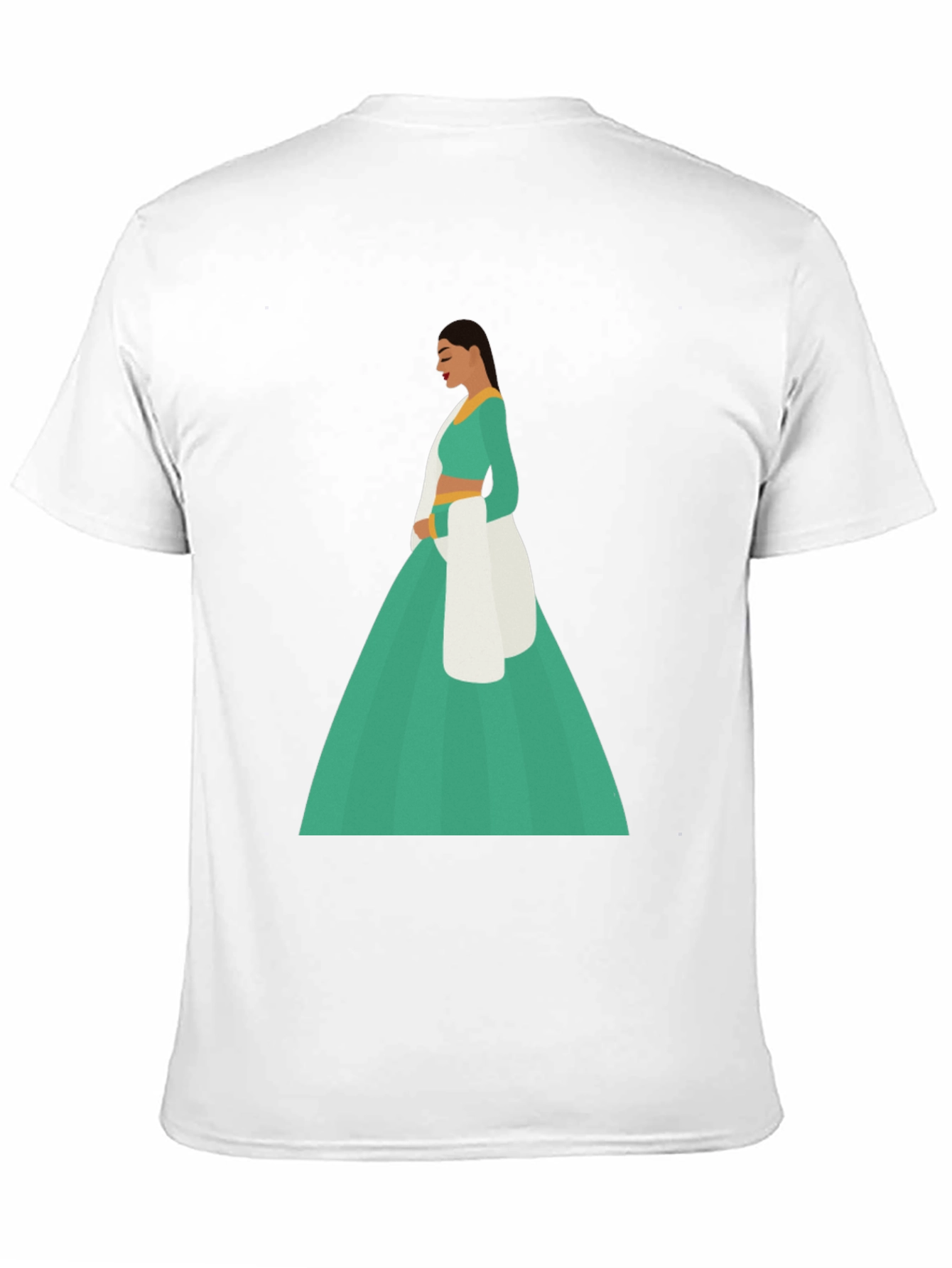 Elegant Woman Graphic Tee - Modern Style