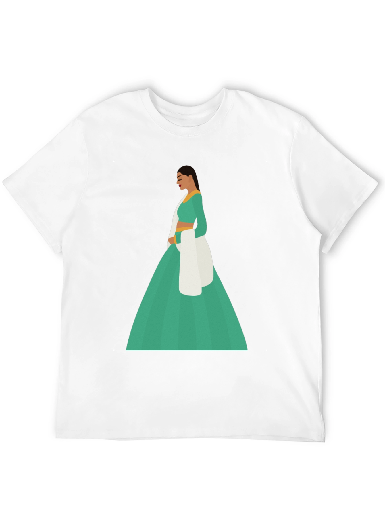 Elegant Woman Graphic Tee - Modern Style